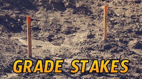 construction grade stakes.